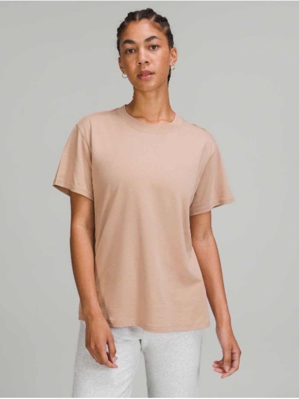 lululemon All Yours Tee *Cotton - Pink Clay - 12